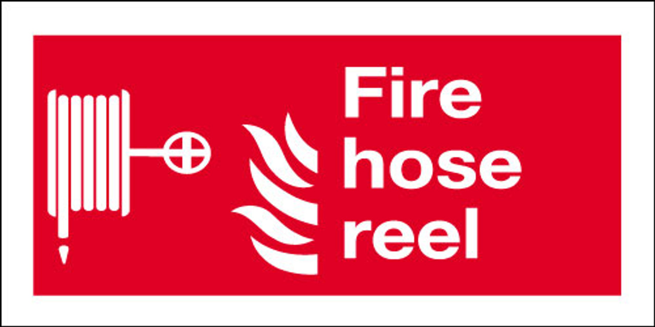 Fire hose reel sign