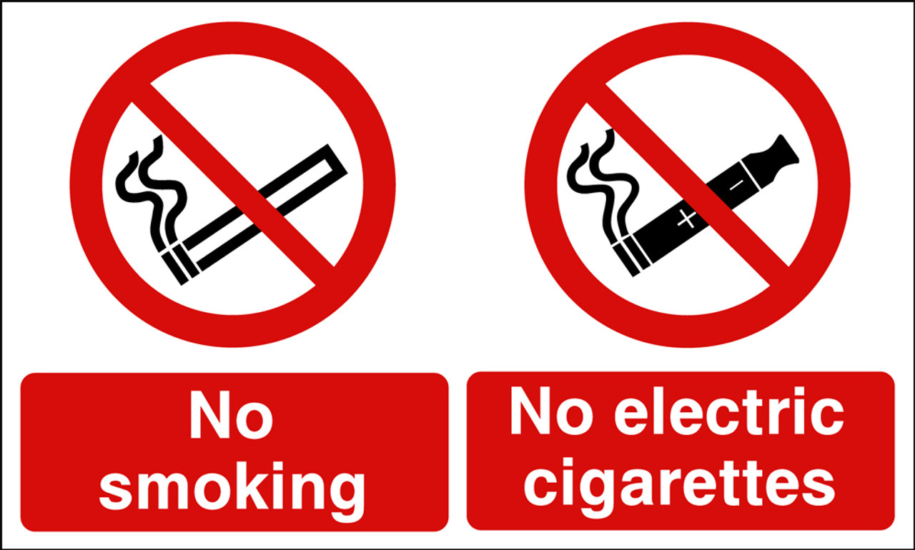 No smoking No electric cigarettes