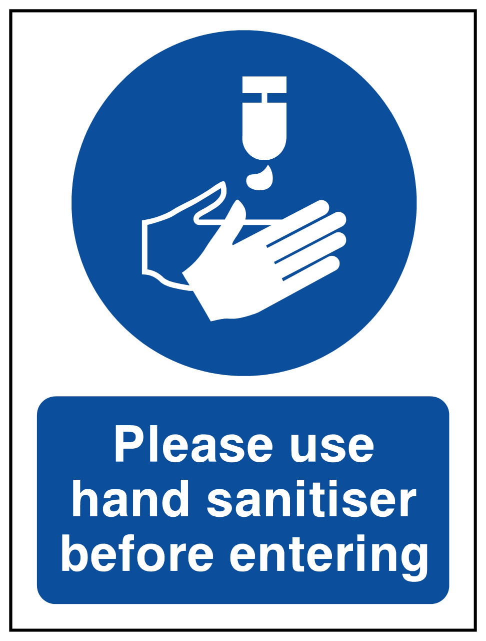 Please use hand sanitiser