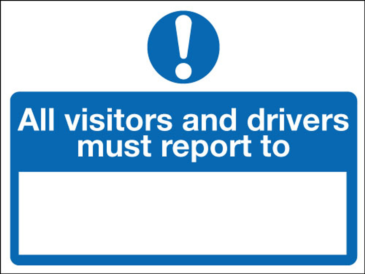 Visitors report to Sign