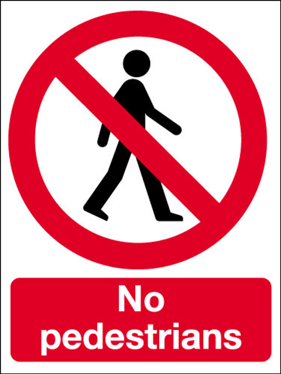 No pedestrians.