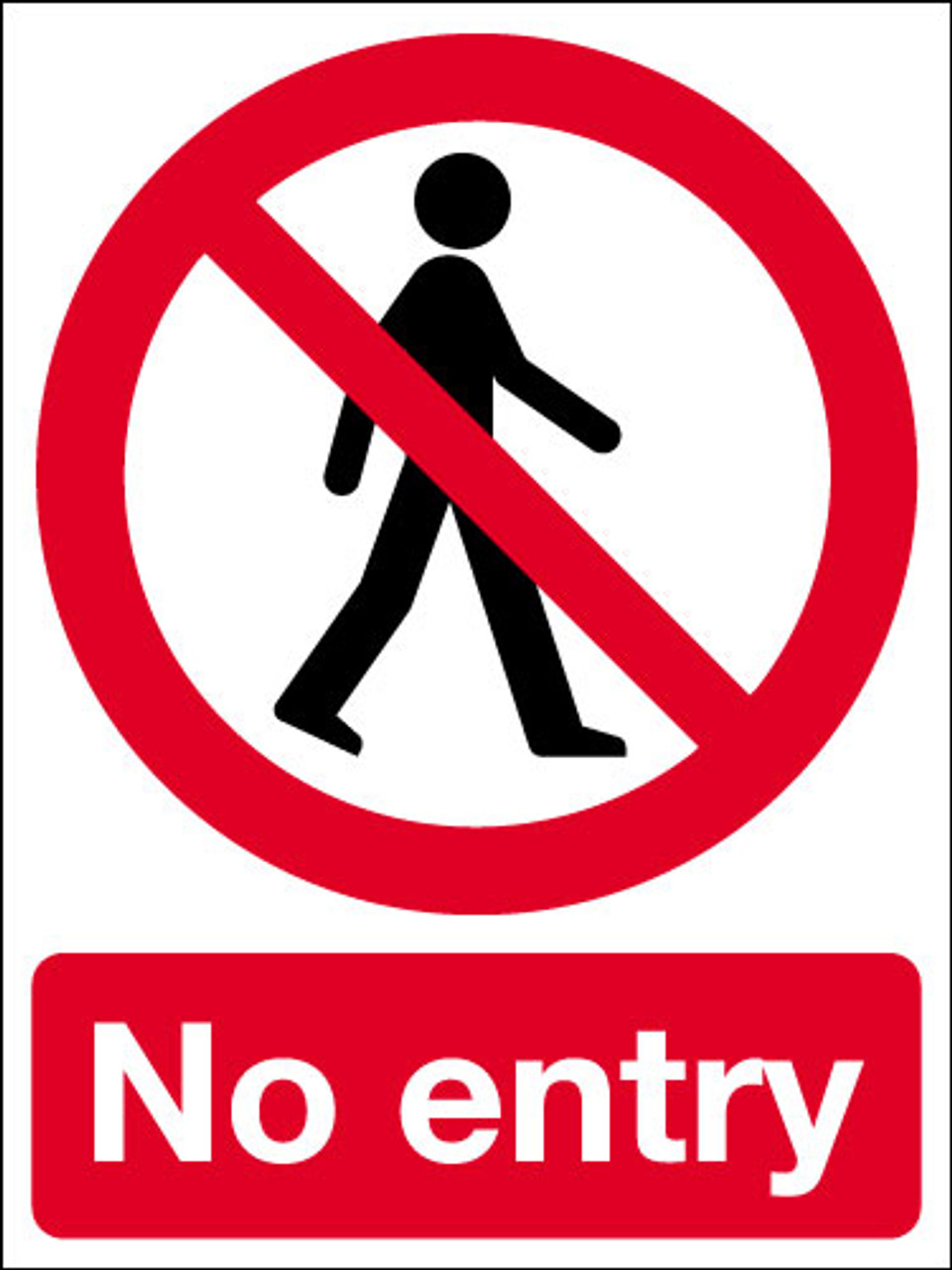 Printable No Entry Sign