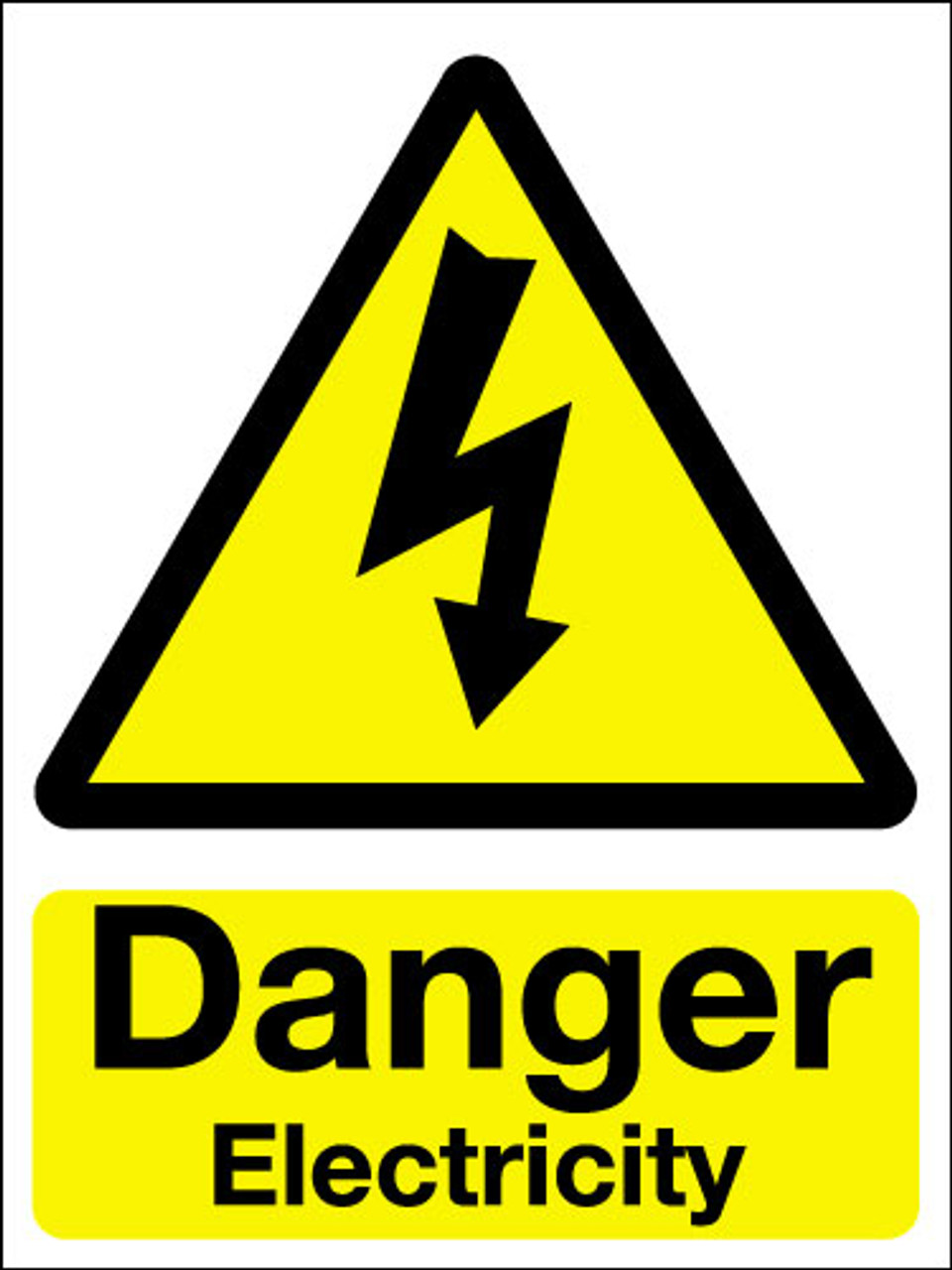 Danger electricity sign