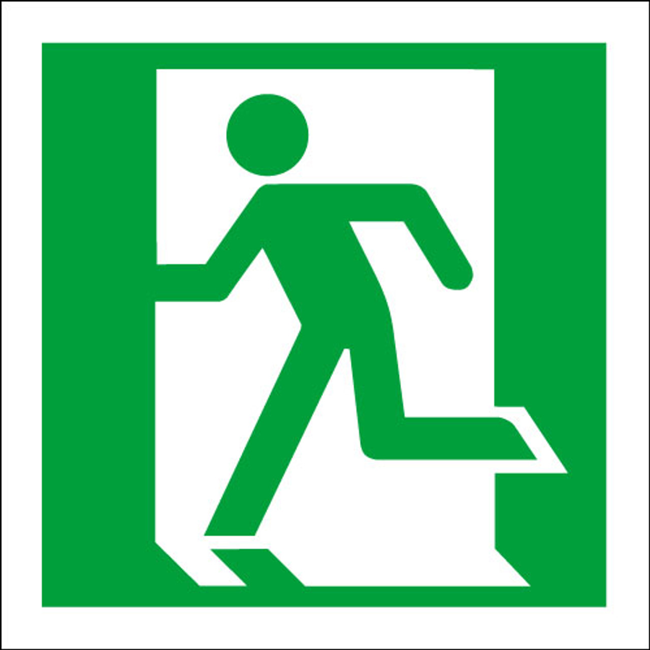 Exit Sign Universal, Cbs Ml, Incl - Emergency Exit Logo Clipart (#2067236)  - PikPng