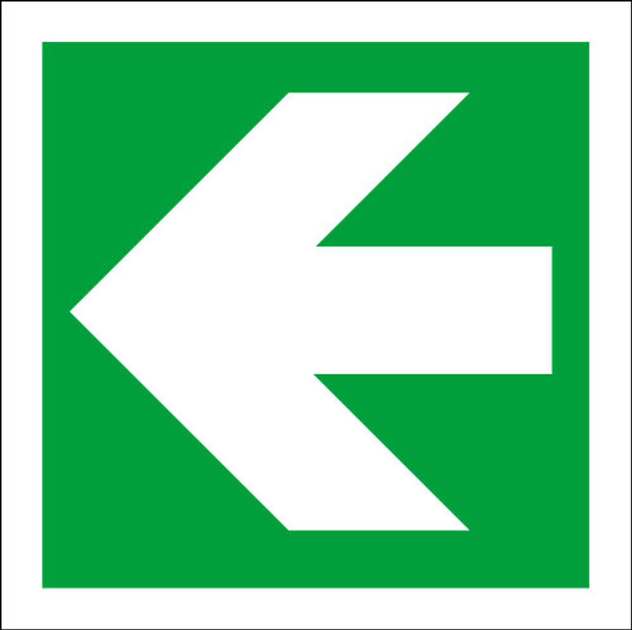 fire exit arrow logo