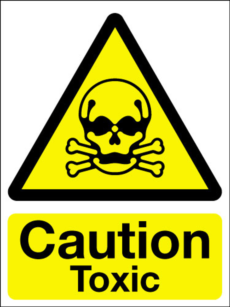 Caution toxic sign