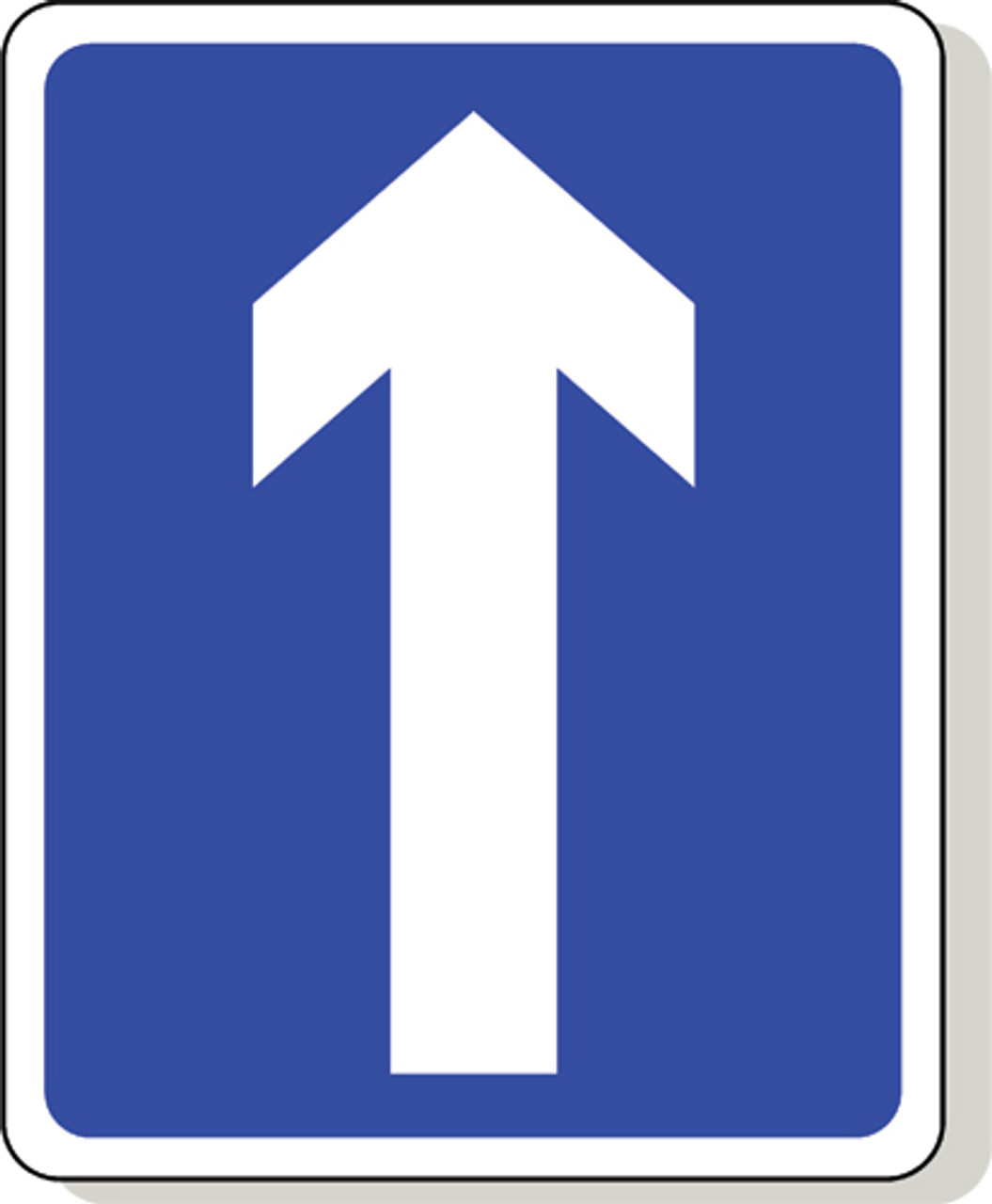 One way sign