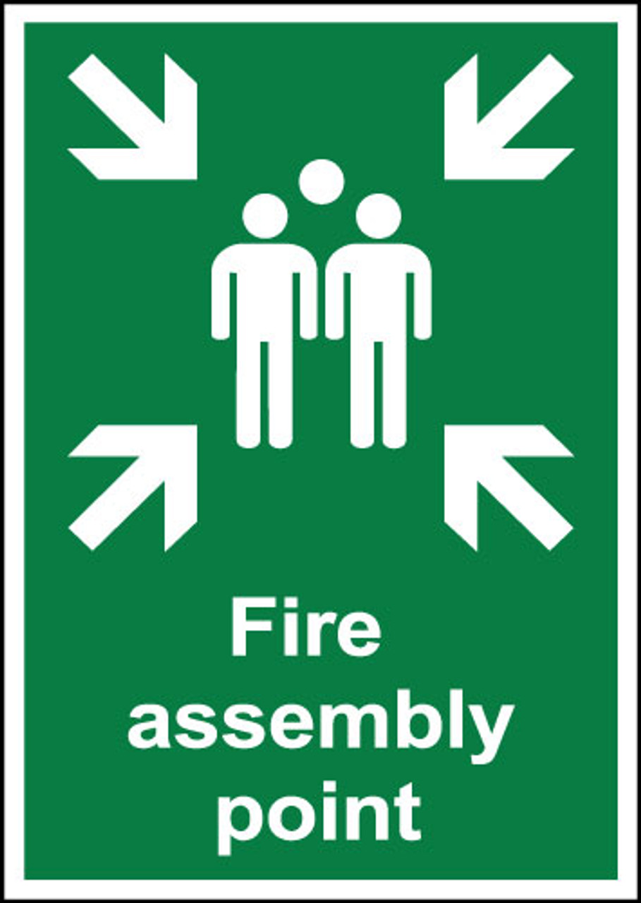 Fire assembly point sign