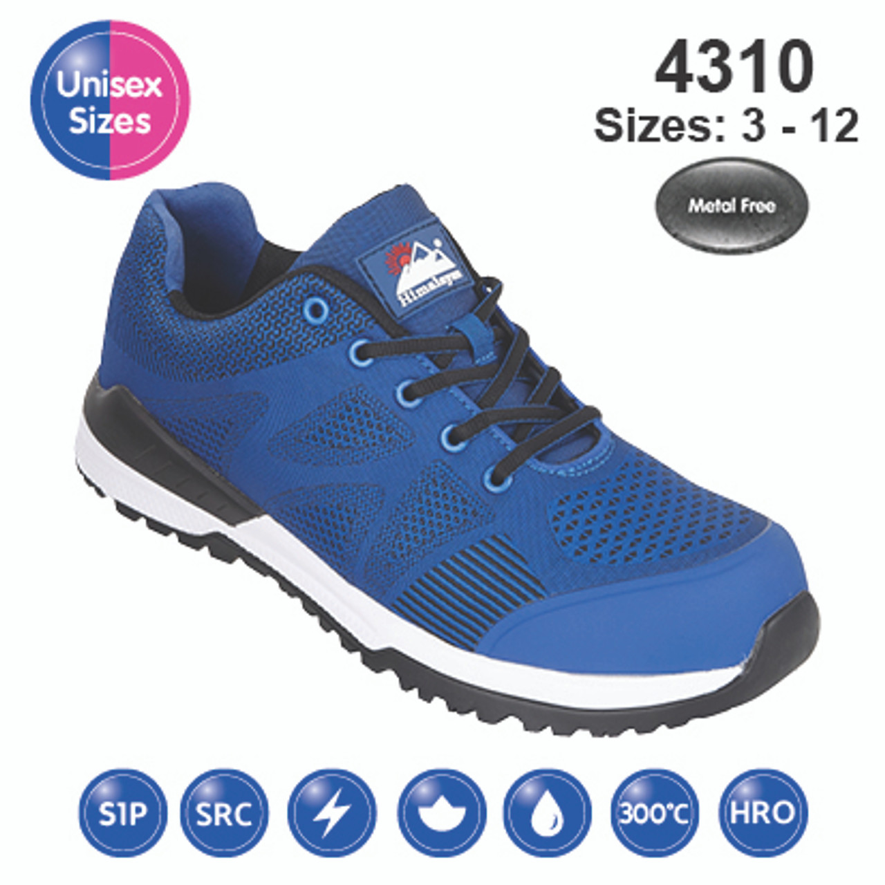 HIMALAYAN  Blue Bounce Mesh Safety Trainer