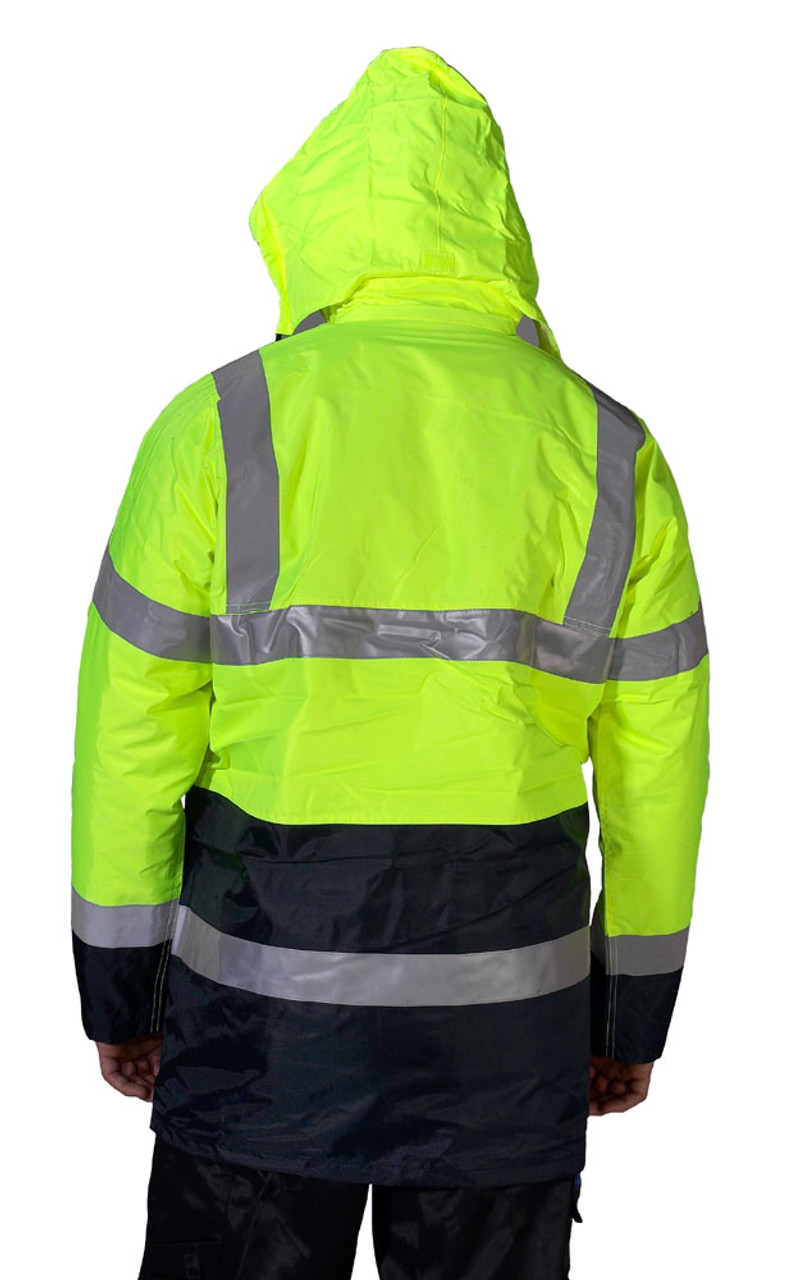 Hi Vis Lined Traffic Jacket