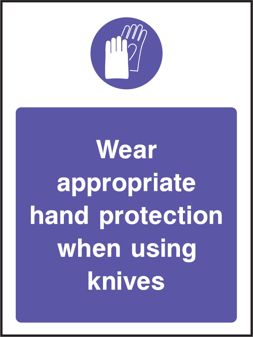 Wear Hand Protection sign
