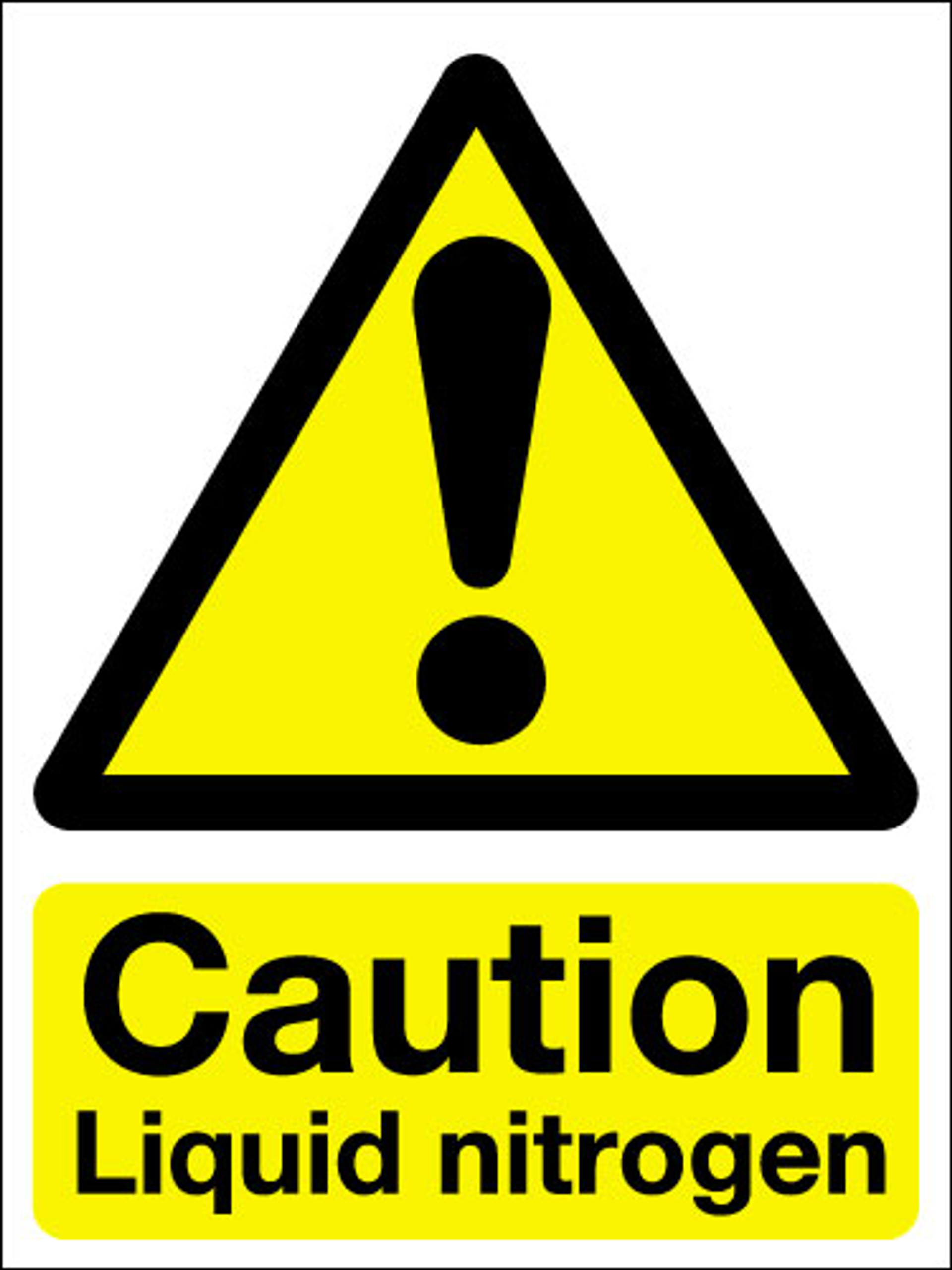 Caution Liquid Nitrogen Vinyl Sign Signs 2 Safety Caution Liquid Nitrogen Vinyl Sign Signs 2 Safety
