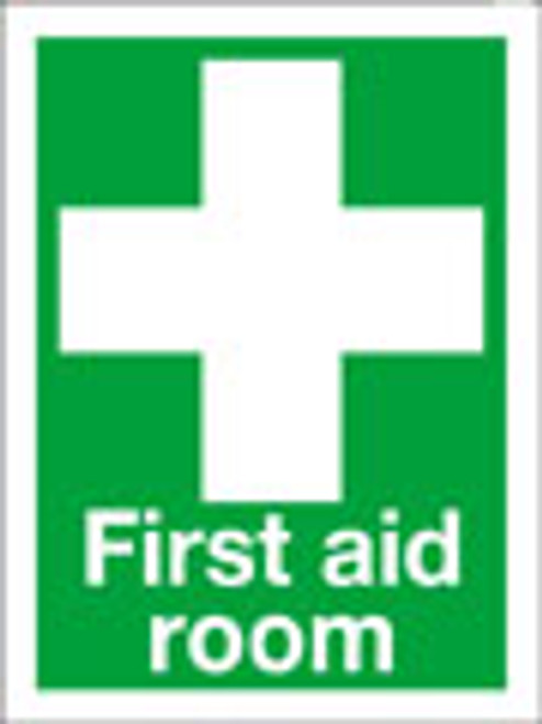 First aid room sign