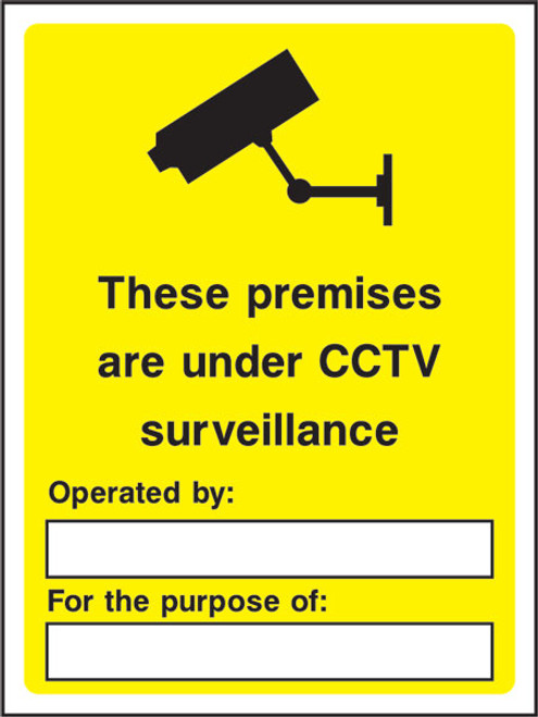 These premises are under CCTV surveillance...