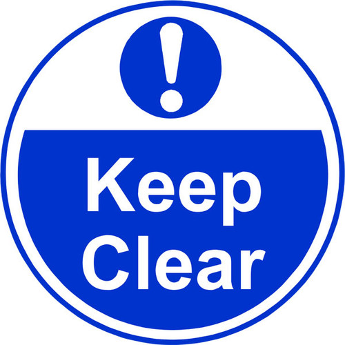 Keep clear Anti-slip