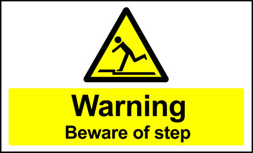 Warning Beware of Step Anti-slip