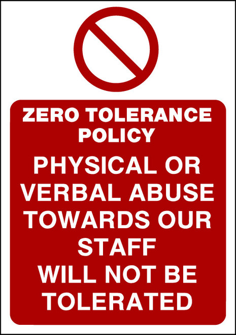 Zero Tolerance Policy 2