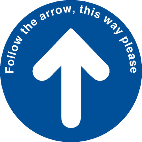 Follow the arrow this way please