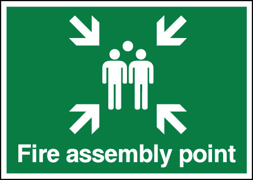 Fire assembly point Correx Sign