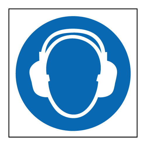 Ear protection logo