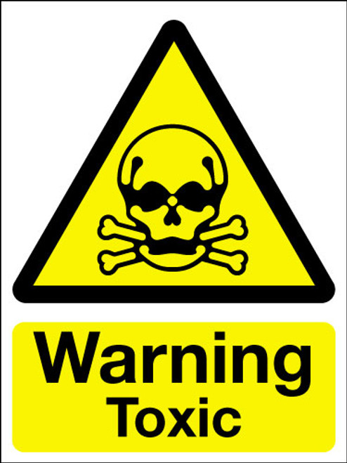 Warning toxic sign