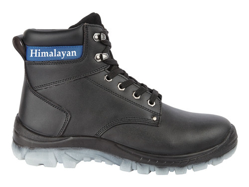 Himalayan Black Steel Toe Cap Midsole Skater Style Work Safety Trainers Shoes 
