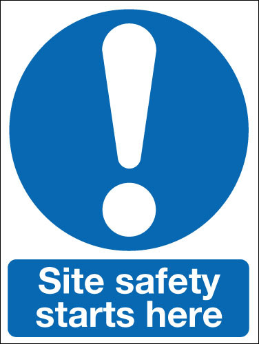 Site Entrance Signs - Cartelli per edifici - 10 pezzi, vinile