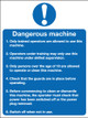 Dangerous machine...sign - Signs 2 Safety