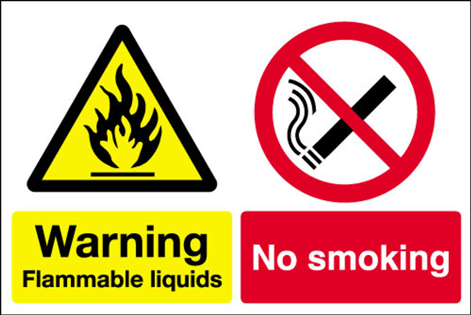 Warning Flammable Liquids No Smoking Sign Signs 2 Safety warning-flammable-liquids-no-smoking-sign-signs-2-safety