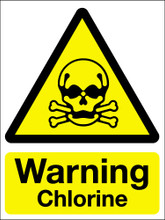 Warning chlorine sign - Signs 2 Safety