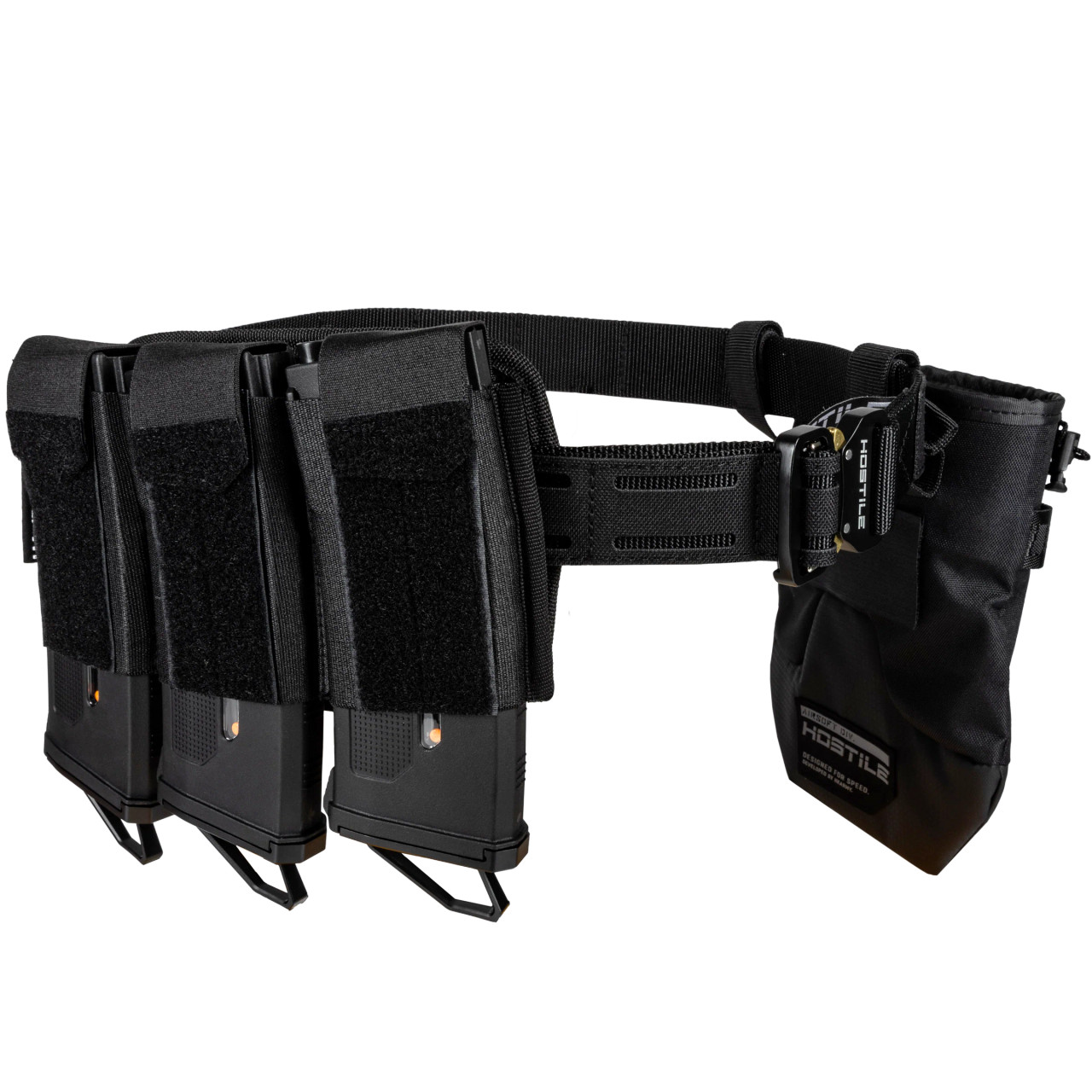 QUICK CLICK MOLLE BELT BLACK PAINTBALL DIRECT