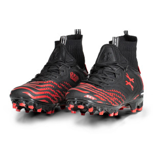 LT DIGGERZ_X1 - LOW TOP CLEATS - BLACK/RED LT DIGGERZ_X1 - LOW TOP CLEATS - BLACK/RED