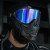 HSTL SKULL GOGGLE "REAPER" - BLACK W/ ICE LENS
