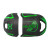 Vice FC Tank Cover - Black / Neon Green  Vice FC Tank Cover - Black / Neon Green