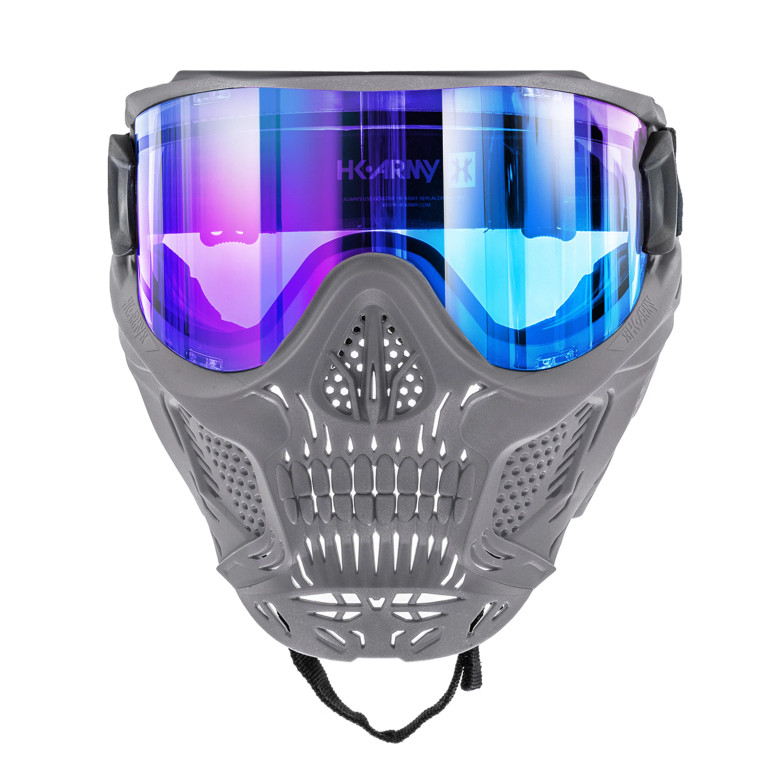 HSTL SKULL GOGGLE "CRYPT" - GREY W/ ICE LENS