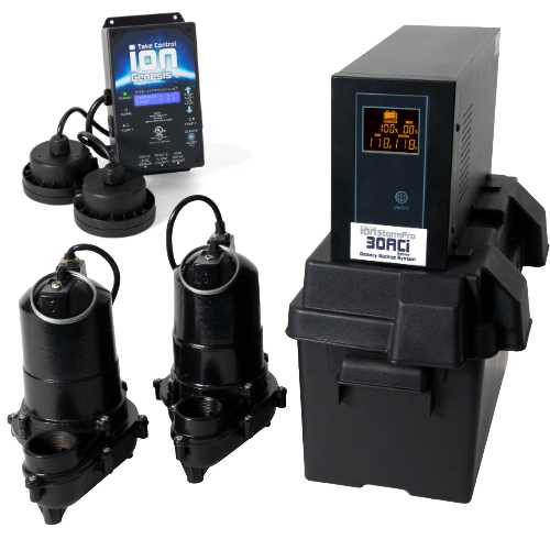 Ion 30ACi Deluxe Sump Pump Backup System