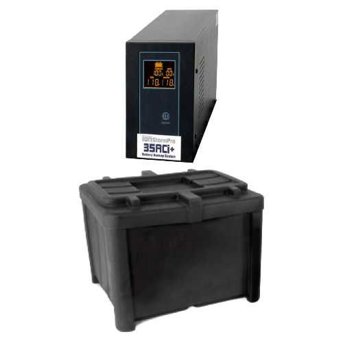 Ion 35AC Maxx Sump Pump Backup Inverter w/Dual Battery Box