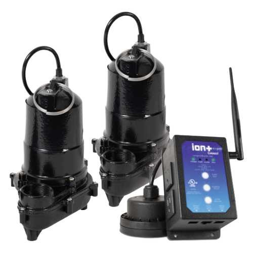 Ion+ Connect Controller With Dual WC33 1/3 HP Sump Pumps