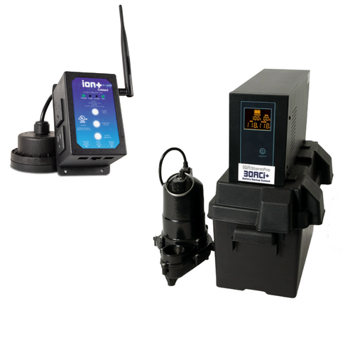 Ion+ Connect 30ACi Sump Pump Backup System