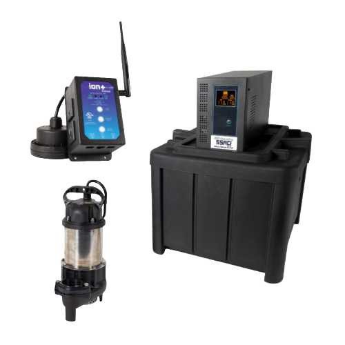 Ion+ Connect 55ACi BA50 1/2 HP Sump Pump Backup System