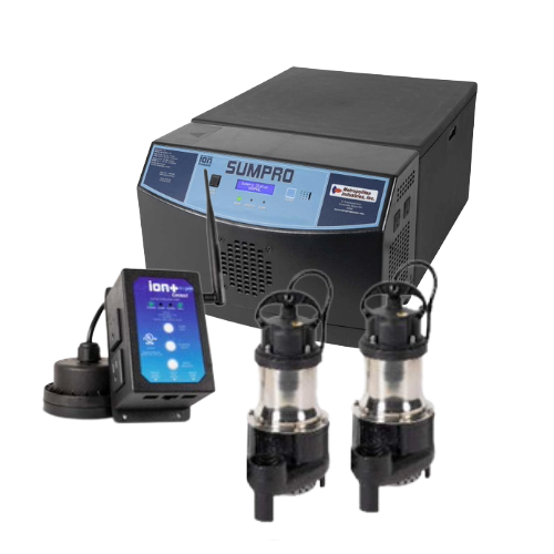 Ion+ Connect Sumpro Backup System - 1/2 HP Pumps