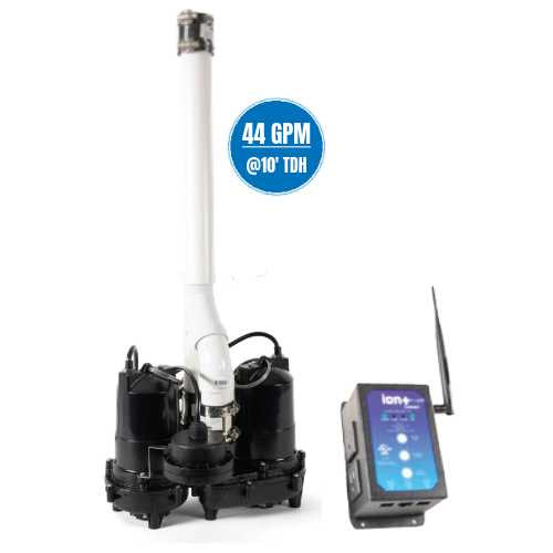 Ion+ Connect MPII 1/3 HP Sump Pump System