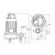 Ion SEF100M-23 Sewage Pump (1HP/208VAC/3 Phase)
