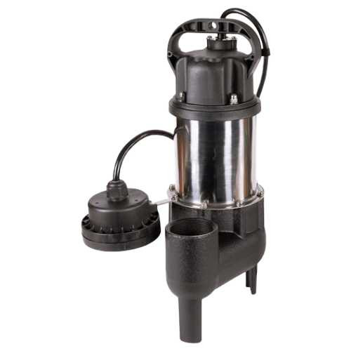 Ion SHV40i-11 1/2 HP 115 VAC Sewage Pump