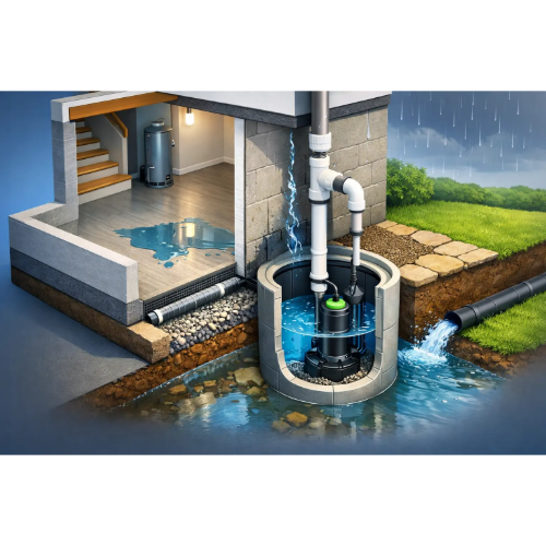 Basement Waterproofing Sump Pump System Guide