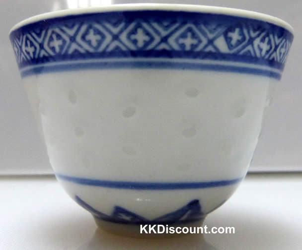 Rice Pattern Tea Cup - K. K. Discount Store
