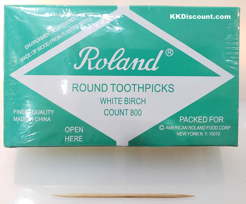 800 Round Wooden Toothpicks 