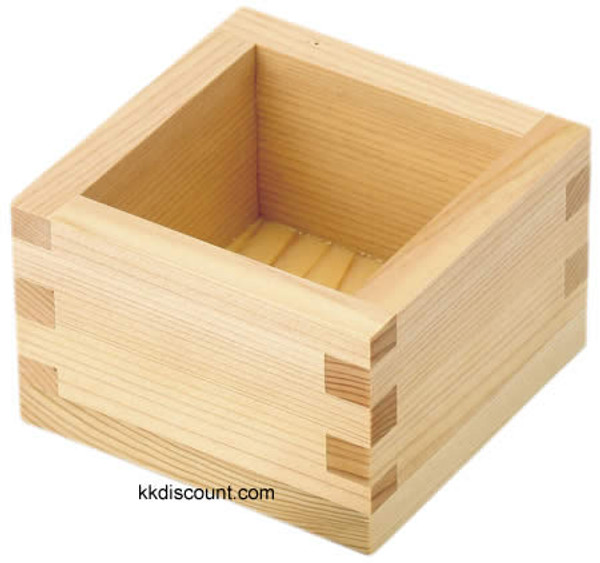 Japanese Square Wooden Sake Tea Cup