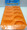 Flexible Orange Ice Cube Tray
