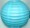 Blue Chinese Paper Lantern